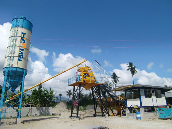 Fully Automatic Stationary Concrete Plant