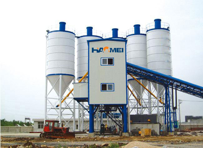New Wet Mixing Batch Plant for Concrete Mixing Usage