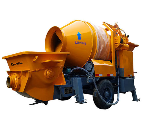 electric trailer concrete mixer pump