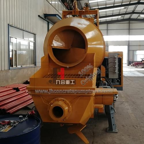 electric trailer concrete mixer pump