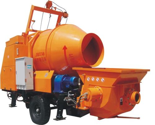 C5 Truck mounted concrete mixer with pump
