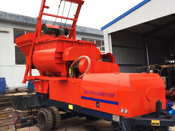 concrete mixer with pump price