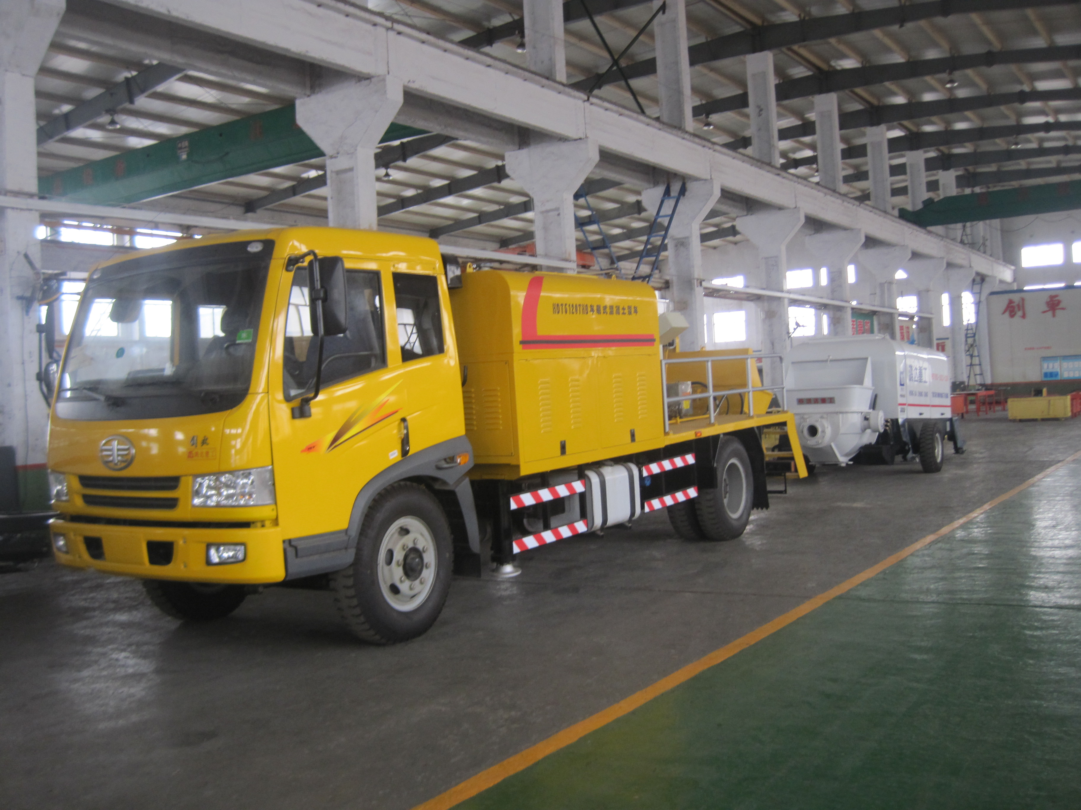 Made in China Trailer Concrete Diesel Portable Pump