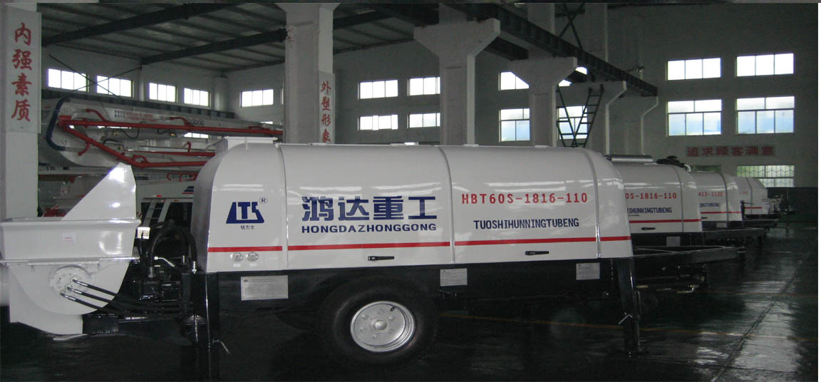 Made in China Hot Sale Ce Cetificate Trailer Concrete Pump