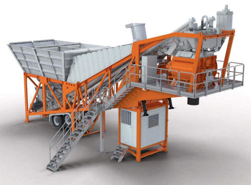 elkon mobile concrete batching plant