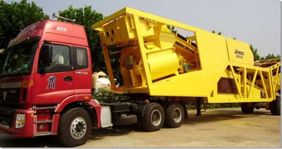 Perfect Performance Mobile Concrete Batching/Mixing Station Yhzs75 (75m3/h)