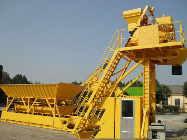 Customizable Mobile High-Efficiency Yhzs75 Cement Concrete Mixing Plant