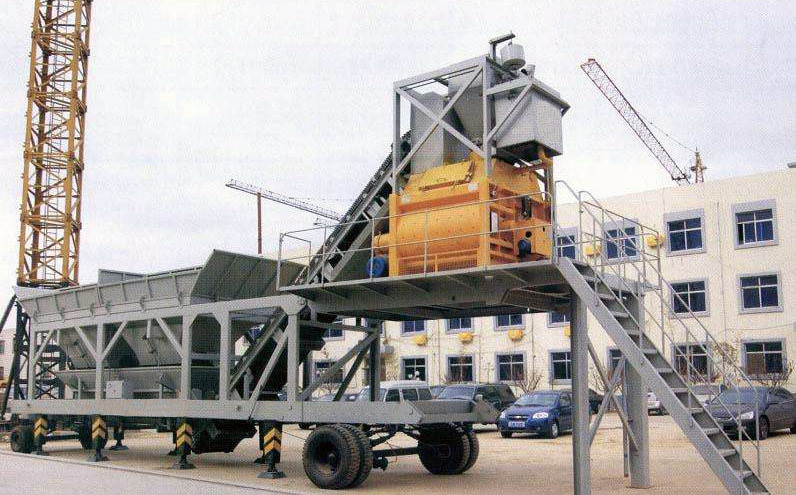 price of mobile concrete batching plant