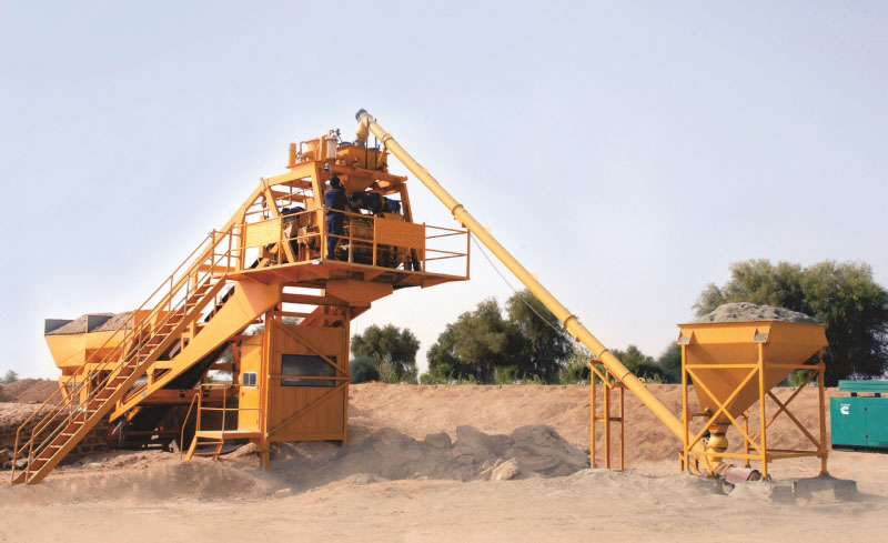 Mobile Concrete Batching Plant-Yhzs40