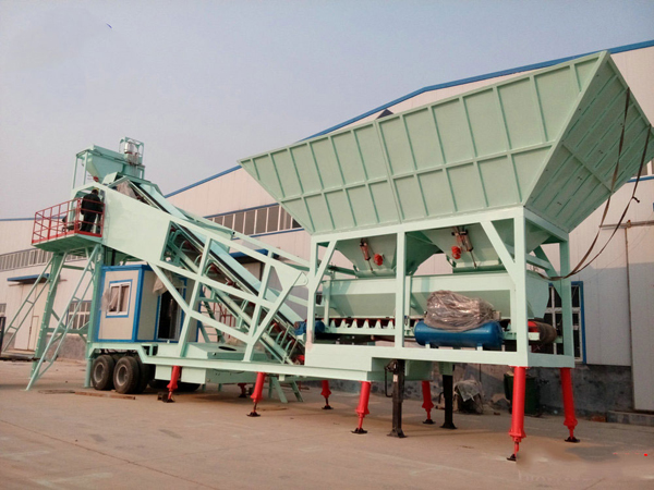 mobile concrete batching plant capacity