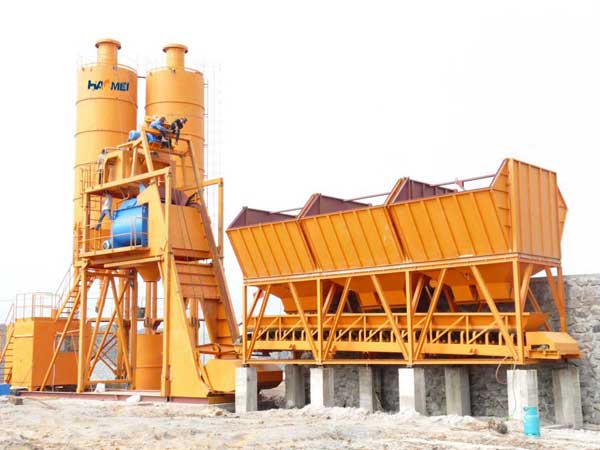 mobile concrete batching plant price in india