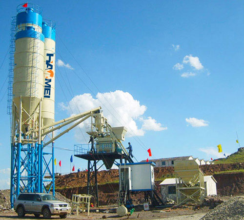 working of ready mix concrete plant