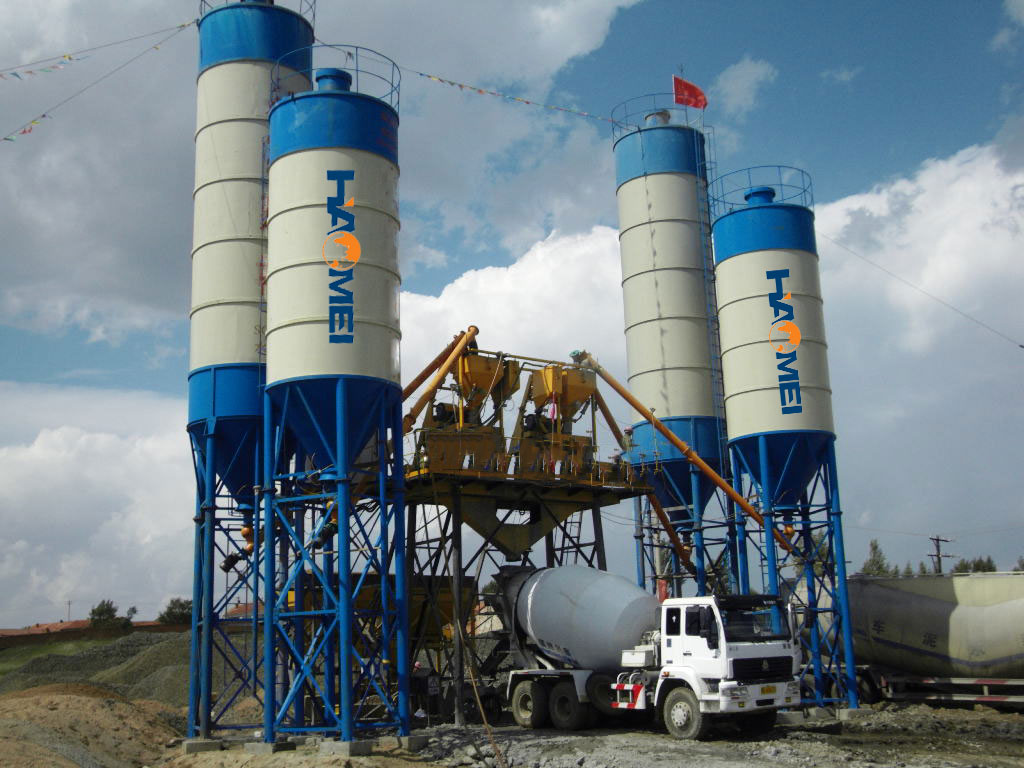 stationary concrete plant for sale 