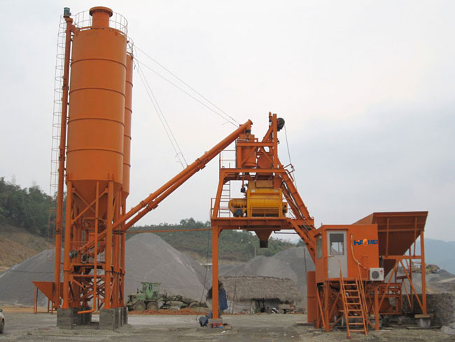 stationary concrete batching plant for sale 