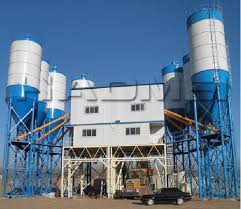 Hopper Stationary Concrete Batching Plant 