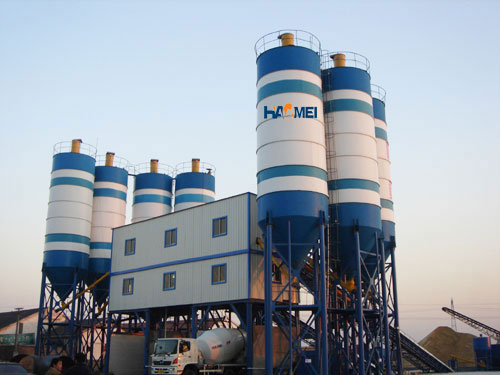 concrete batching plant height 