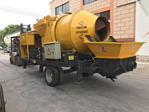 Diesel Concrete Mixer Pump Was Sent To East Timor 