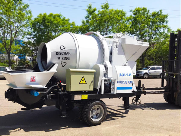Used concrete mixer truck with pump 