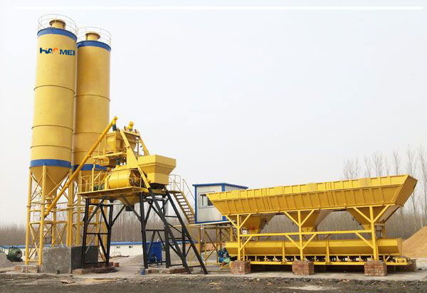 different types of concrete mixing plant 