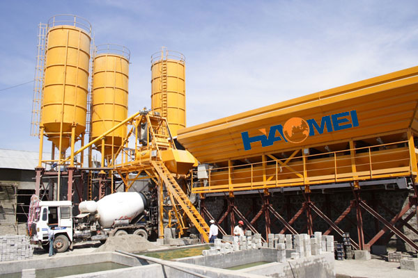 types of concrete mixing plants 