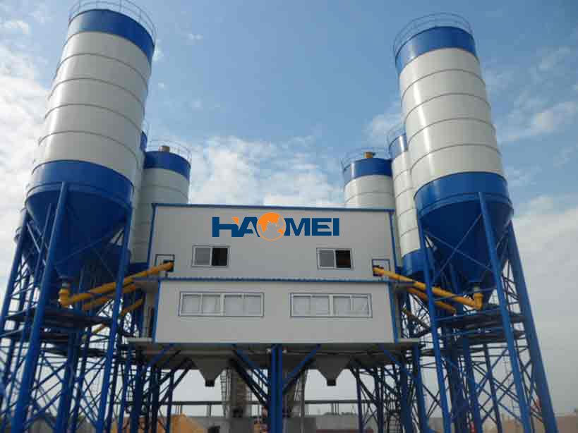 concrete mixing hopper plant 