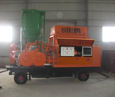 pto drive concrete pan mixer 