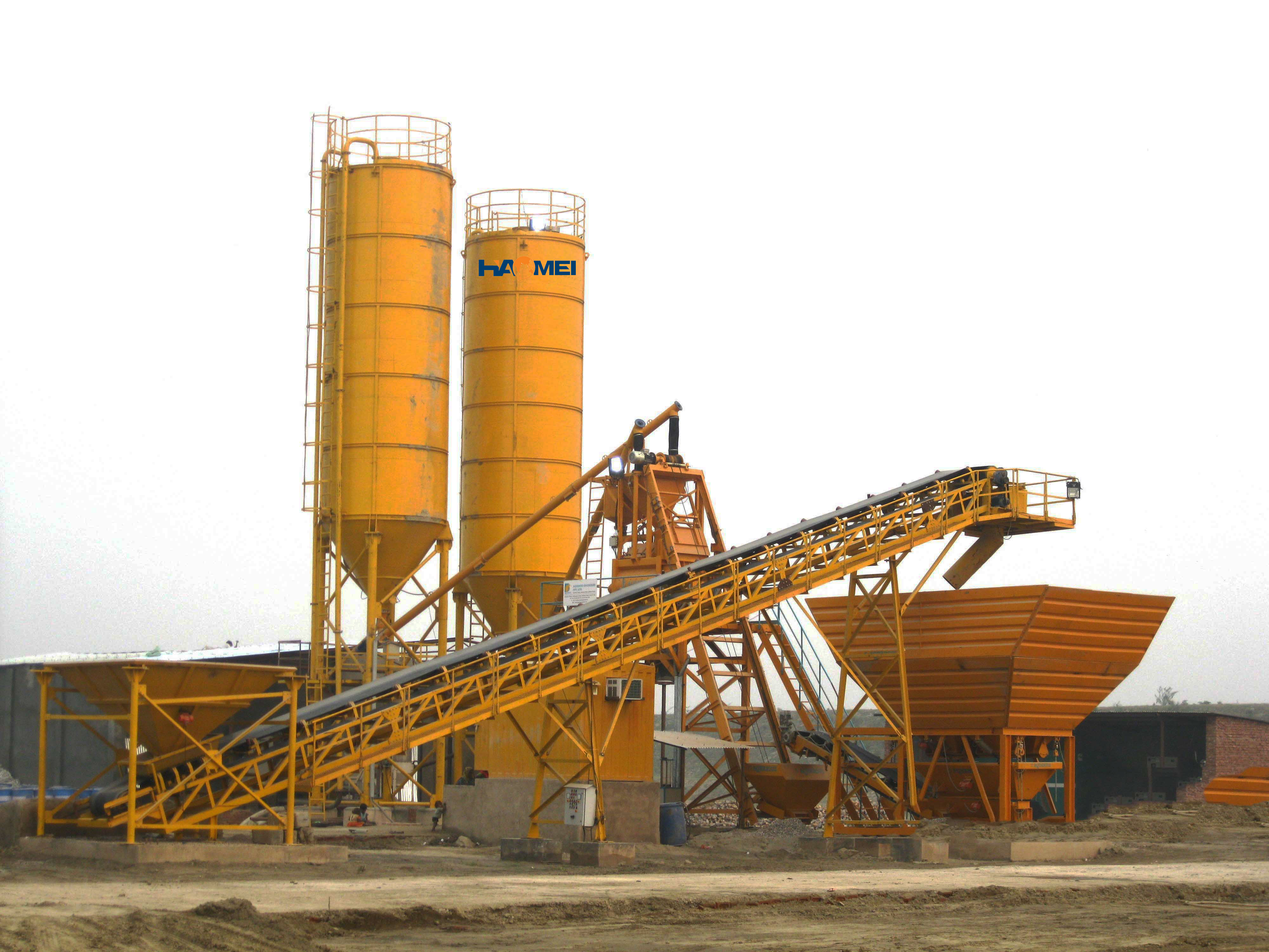 mobile concrete batch plant rental 