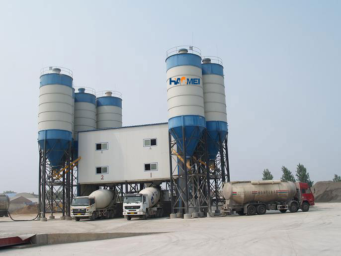 ready mix concrete plant machinery 